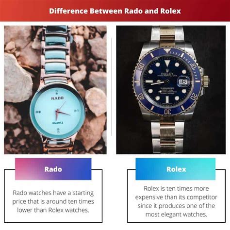 rado vs rolex vs omega